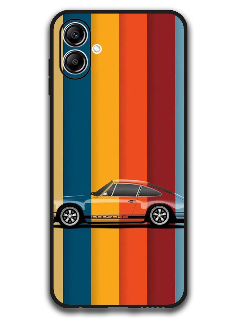 Theodor Case Compatible with Samsung Galaxy A07 6.7 Inch Protection Shockproof Bumper Cover Vintage Porche - Image 1